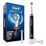 Oral-B PRO Series 3 Escova de dentes elétrica com cabo recarregável, sensor de pressão, timer, 3 modos de escovação e 2 cabeças.​