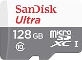 SanDisk Cartão Ultra SDSQUNS-128G-GN6MN 128GB 80MB/s UHS-I Classe 10 microSDXC