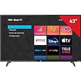 Smart TV LED 43' Full HD AOC ROKU TV FHD 43S5195/78G, Wi-Fi, 3 HDMI, 1 USB, Wifi, Conversor Digital