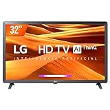 Smart TV LED 32' HD LG 32LM621CBSB.A, 3 HDMI, 2 USB, Bluetooth, Wi-Fi, Active HDR, ThinQ AI